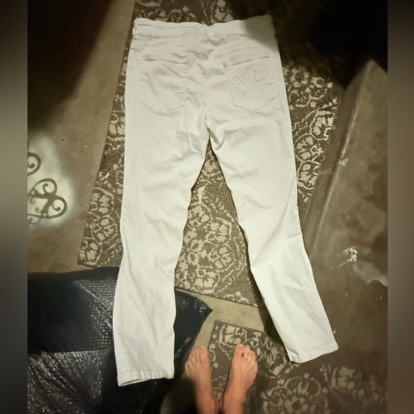 Versace Couture Jeans Women's White Pants - Picture 2 of 4